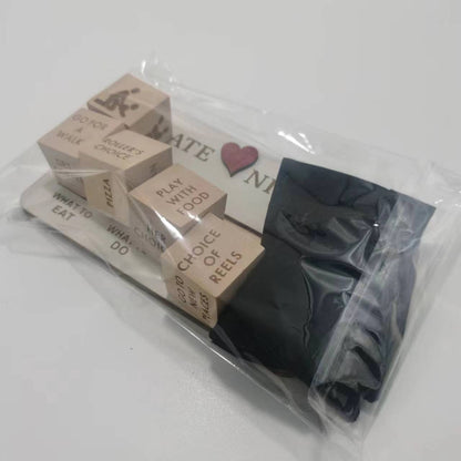 Wooden Date Night Dice (Romantic Couple Ideas Game)
