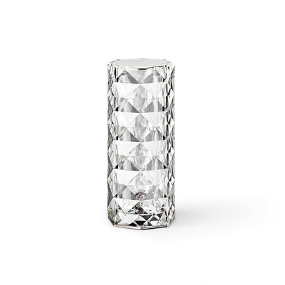 Nordic Crystal Lamp USB (Touch Dimming, Rose Projector)